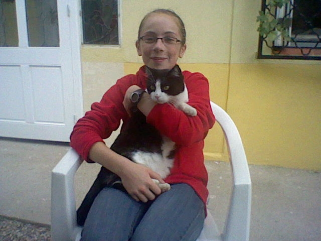 Boulie et moi en 2009 le jour de mon anniversaire.